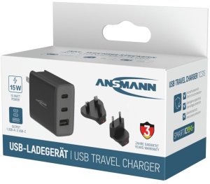 Ładowarka Ansmann Ansmann TC315 Uniwersalne Czarny Prąd przemienny Wewnętrzna 4