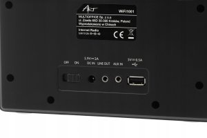 Radio Art RADIO KUCHENNE INTERNETOWE WIEŻA LCD AUX WiFi ALARM 8