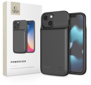 Powerbank Tech-Protect Etui na iPhone 12 mini / 13 mini z powerbankiem 4700mAh PowerCase - czarne Etui na iPhone 12 mini / 13 mini z powerbankiem 4700mAh PowerCase - czarne 3
