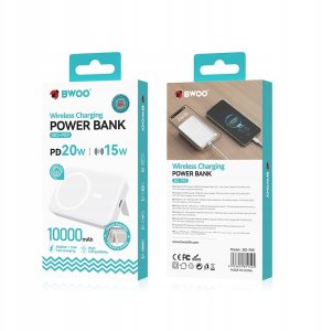 Powerbank BWOO Power bank 20W z MagSafe 10000 mAh ładowanie indukcyjne 2