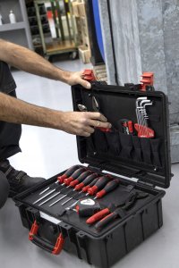 Zestaw narzędzi Wiha Wiha tool case Basic L mechanic (black/red, 36 pieces, with case) 2