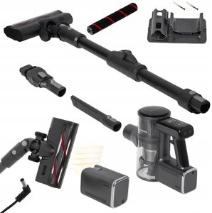 Odkurzacz pionowy Camry Odkurzacz pionowy CR 7063 Bezprzewodowy FLEX Akumulator Ręczny Bezworkowy 10