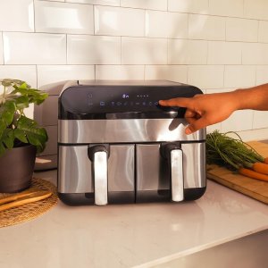 Frytkownica beztłuszczowa Cecotec Frytkownica beztłuszczowa frytownica Cecofry Advance 9000 Inox dwie komory 5