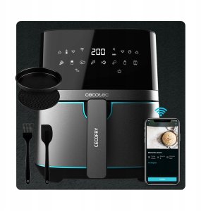 Frytkownica beztłuszczowa Cecotec Frytkownica beztłuszczowa Cecotec Cecofry Full InoxBlack 5500 Pro 5,5 l 2