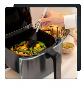 Frytkownica beztłuszczowa Cecotec Frytkownica beztłuszczowa Cecotec Cecofry Full InoxBlack 5500 Pro 5,5 l 3