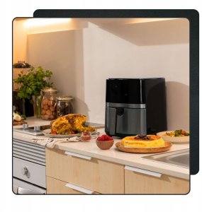 Frytkownica beztłuszczowa Cecotec Frytkownica beztłuszczowa Cecotec Cecofry Full InoxBlack 5500 Pro 5,5 l 5