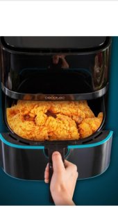 Frytkownica beztłuszczowa Cecotec Frytkownica beztłuszczowa Cecotec Cecofry Full InoxBlack 5500 Pro 5,5 l 9