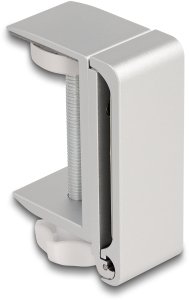 Delock DELOCK Uchwyt na słuchawki z regulacją montażu aluminiowy srebrny 2