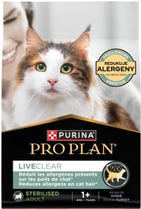 Purina Pro Plan PURINA PRO PLAN LIVECLEAR STERILISED ADULT Bogata w Indyka 2,8kg 10