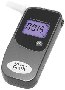 Alkomat Alkomat FITalco Grafit Tester Trzeźwości + Ustniki 2