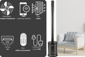 Oczyszczacz powietrza Gotie GOTIE OCZYSZCZACZ POWIETRZA 7W1 GOW-007 NAWILŻACZ + GRZANIE 3