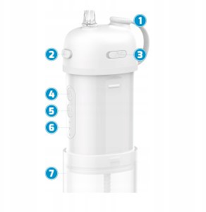 Irygator PODRÓŻNY IRYGATOR DO ZĘBÓW DENTYSTYCZNY + KOŃCÓWKI 6