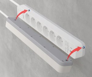 Listwa zasilająca HSK Data Listwa przeciwprzepięciowa 6 gniazd 1,5m USB A + USB C KERG 5