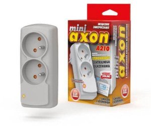 Listwa zasilająca HSK Data Listwa zasilająca Acar mini CO przeciwprzepięciowa 2 gniazda szara (W0269) 2