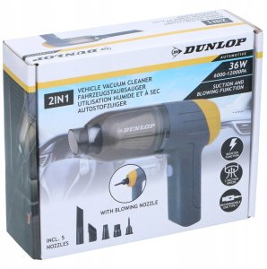 Odkurzacz ręczny Dunlop ODKURZACZ SAMOCHODOWY RĘCZNY 36W DUNLOP 6