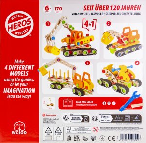 Tactic *****HEROS klocki drewn.4w1 HE0010 00104 6