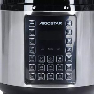 Multicooker Aigostar Garnek elektryczny multicooker 1000W 6L szybkowar parowar ciśnieniowy 5