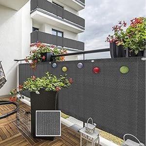 Ambiance Osłona Balkonowa Mata Tarasowa Siatka na Balkon Taras Płot 1,2x5m UV 95% 4