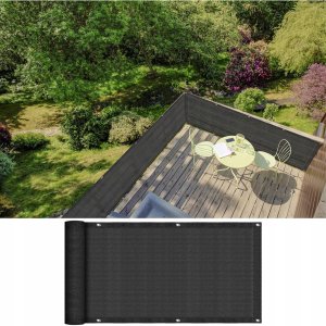 Ambiance Osłona Balkonowa Mata Tarasowa Siatka na Balkon Taras Płot 1,2x5m UV 95% 10