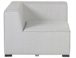 Beliani Zestaw ogrodowy modułowy 4-osobowy jasnoszary AREZZO 14