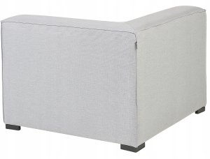 Beliani Zestaw ogrodowy modułowy 4-osobowy jasnoszary AREZZO 15