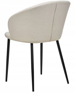 Beliani Zestaw 2 krzeseł jasnobeżowy MASON 6