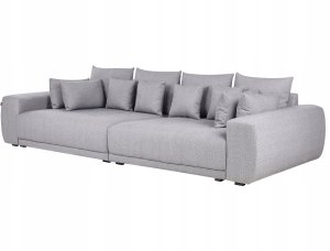 Beliani Sofa 4-osobowa szara TORPO 4