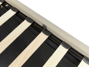 Beliani Łóżko z pojemnikiem DREUX 140 x 200 cm Beżowy 9