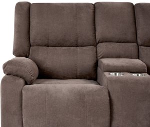 Beliani Sofa z elektryczną funkcją relaksu z ładowarką beżowa ROKKE (375104 Bel) 8