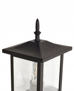 Kinkiet Beliani Lampa ścienna ogrodowa ANDAM Czarny 6