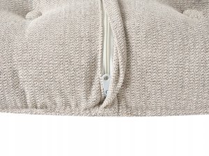 Beliani Narożnik dla 3 osób DOLVA Jasnobeżowy Prawostronny 12