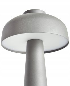 Lampa stołowa Beliani Bezprzewodowa lampa stołowa LED AGUSAN Ze ściemniaczem Metal Szary 6