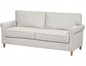 Beliani Sofa dla 3 osób RONNEBY Beżowy 5