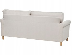Beliani Sofa dla 3 osób RONNEBY Beżowy 6