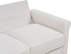 Beliani Sofa dla 3 osób RONNEBY Beżowy 9
