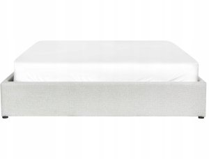 Beliani Łóżko z pojemnikiem bez zagłówka DINAN 160 x 200 cm Jasnoszary 6