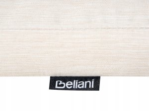 Beliani Zestaw ogrodowy dla 6 osób AMANTEA PREMIUM Drewno akacjowe Jasnobeżowy 7