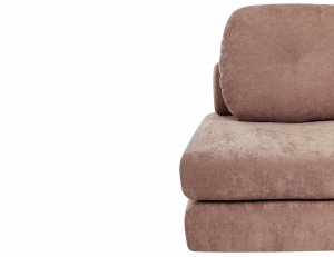 Beliani Sofa rozkładana jednoosobowa OLDEN Brązowy 14