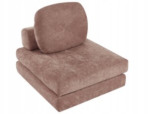 Beliani Sofa rozkładana jednoosobowa OLDEN Brązowy 9