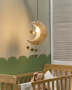 Lampa wisząca Beliani Lampa wisząca Księżyc ORCHON 2