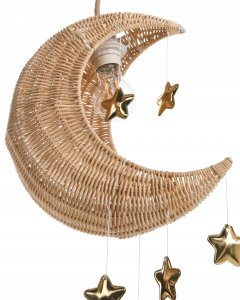 Lampa wisząca Beliani Lampa wisząca Księżyc ORCHON 6