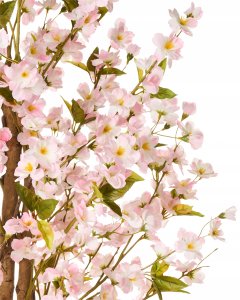 Beliani Sztuczna roślina SAKURA 185 cm Różowy 4