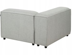 Beliani Moduł narożny ARDAL Jasnoszary Prawostronny 5