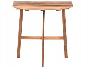 Beliani Stolik bistro OSIGO 44 cm 70 cm Drewno akacjowe Brązowy 4