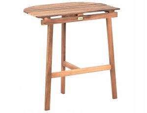 Beliani Stolik bistro OSIGO 44 cm 70 cm Drewno akacjowe Brązowy 5