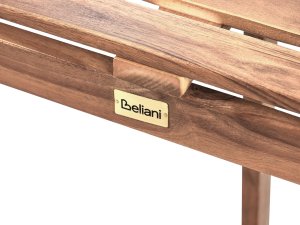 Beliani Stolik bistro OSIGO 44 cm 70 cm Drewno akacjowe Brązowy 9