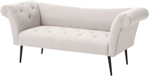 Beliani Szezlong NANTILLY Jasnobeżowy 4