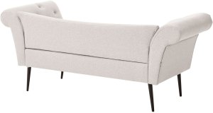 Beliani Szezlong NANTILLY Jasnobeżowy 5