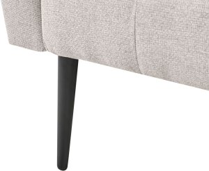 Beliani Szezlong NANTILLY Jasnobeżowy 9