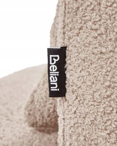 Beliani Fotel DALBY Boucle Beżowy 13